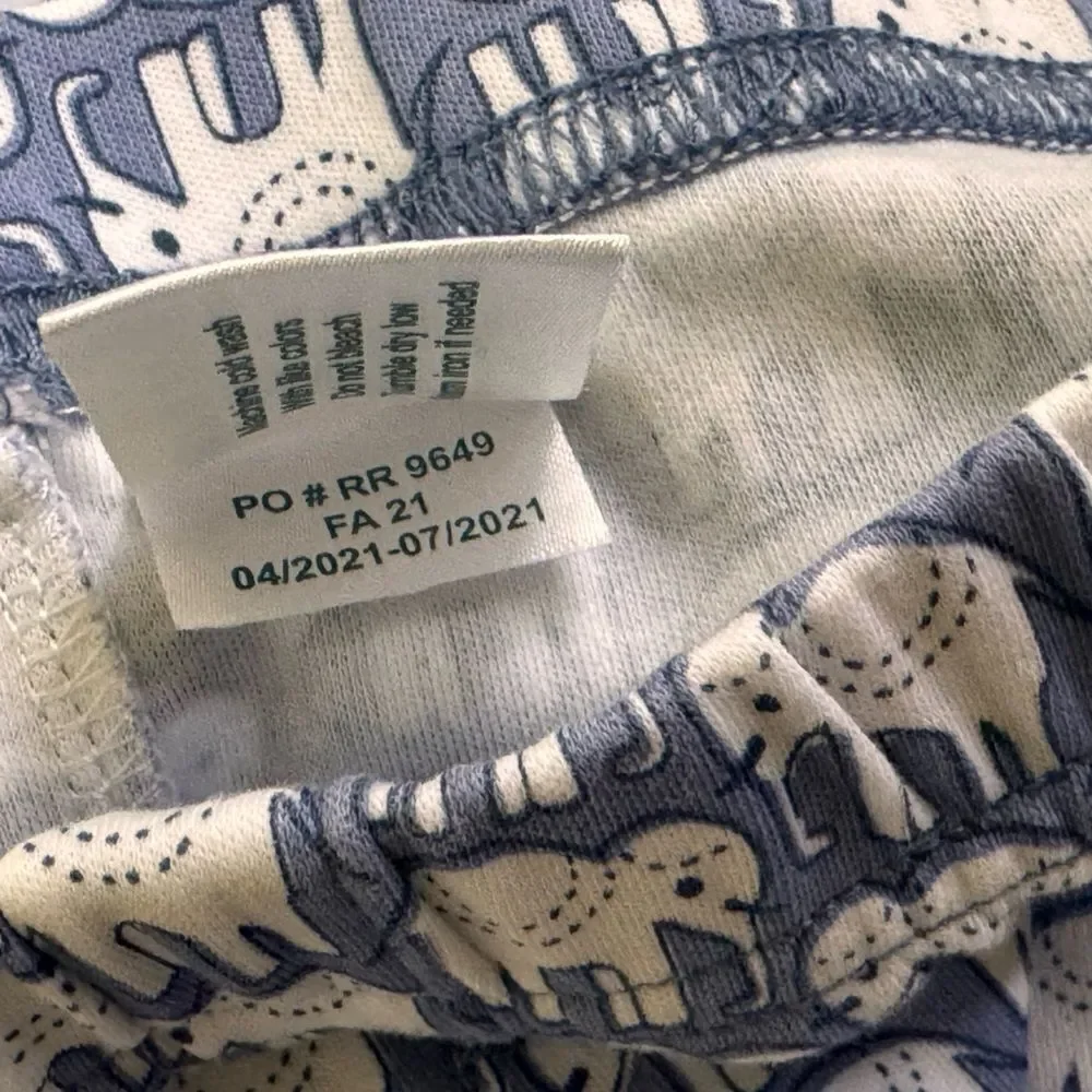 Roller Rabbit Kids Hathi Pajama Pants Blue Elephant 10